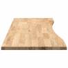 Solid Wood Oak Desk Top 140x60 cm | Untreated Natural Finish