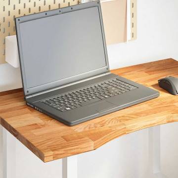 Light Brown Solid Oak Desk Top - 80x50 cm | Hipo Market