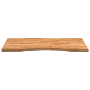 Light Brown Solid Oak Desk Top - 80x50 cm | Hipo Market