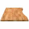 Light Brown Solid Oak Desk Top - 140x50 cm | HipoMarket