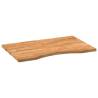 Light Brown Solid Wood Oak Desk Top | 80x60 cm | HipoMarket