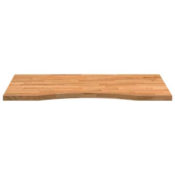 Light Brown Solid Wood Oak Desk Top | 80x60 cm | HipoMarket