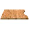 Light Brown Solid Wood Oak Desk Top | 80x60 cm | HipoMarket