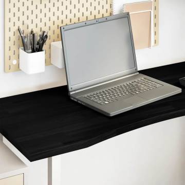 Dark Brown Solid Oak Desk Top - 120x50 cm | Hipo Market