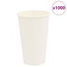  Paper Coffee Cups 1000 pcs 16oz 400ml White Quantity in Package 1 Capacity 400 ml 