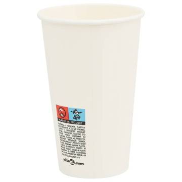 Buy 1000 White Paper Coffee Cups 16oz - Ideal for Events