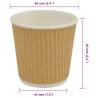 1000 pcs Paper Coffee Cups 4oz - Durable & Leak-Proof