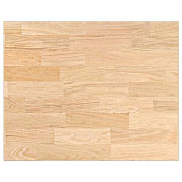 Solid Wood Oak Kitchen Worktop 80x63.5cm - Rustic Charm