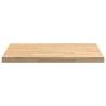 Solid Wood Oak Kitchen Worktop 80x63.5cm - Rustic Charm