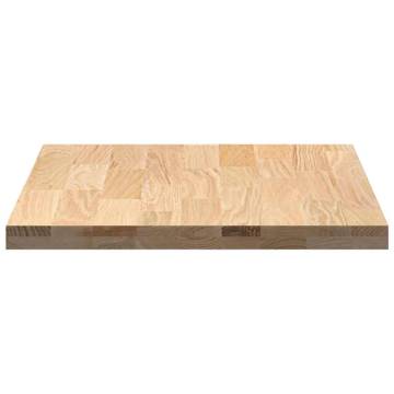 Solid Wood Oak Kitchen Worktop 80x63.5cm - Rustic Charm