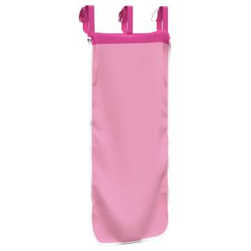 Curtains for Loft Bed with Tower - Pink Polyester | HipoMarket