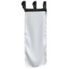 Curtains for Loft Bed - White & Black Polyester | Hipomarket