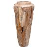 Rustic Solid Teak Wood Decoration Vase | 40x80 cm