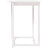 Bar Table White 80x80x110 cm - Solid Wood Pine | Hipo Market