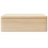 Wooden Box with Lid & Handles - Solid Pine 40x30x13 cm