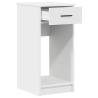 Computer Tower Stand with Drawer - White | HipoMarket UK