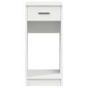 Computer Tower Stand with Drawer - White | HipoMarket UK