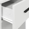 Computer Tower Stand with Drawer - White | HipoMarket UK