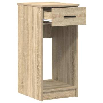 Computer Tower Stand with Drawer - Sonoma Oak | HipoMarket