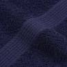 8 Piece Navy Blue Cotton Towel Set - Soft & Absorbent