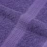 6 Piece Purple Towel Set - 100% Cotton, 360 GSM | Hipomarket