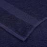 12 Piece Navy Blue Towel Set - 100% Cotton, 360 gsm