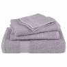 12 Piece Grey Cotton Towel Set - Soft & Absorbent