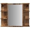 Old Wood Bathroom Mirror Cabinet 80x20.5x64 cm | HipoMarket