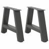  Coffee Table Legs A-Shaped 2 pcs Anthracite 40x(30-31) cm Steel Colour anthracite Size 40 x (30-31) cm Quantity in Package 1 Number of 