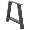 Coffee Table Legs A-Shaped 2 pcs Anthracite Steel 70cm