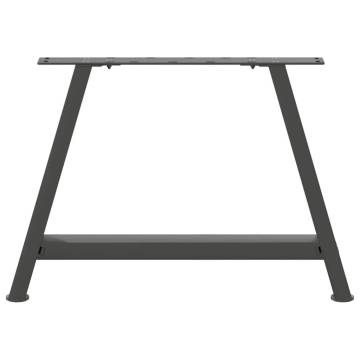 Coffee Table Legs A-Shaped 2 pcs Anthracite Steel 70cm