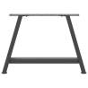 Coffee Table Legs A-Shaped 2 pcs Anthracite Steel 70cm