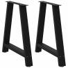  Coffee Table Legs A-Shaped 2 pcs Black 80x(72-73) cm Steel Colour black Size 80 x (72-73) cm Quantity in Package 1 Number of 