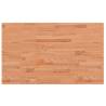 Rectangular Solid Wood Beech Table Top - 100x60 cm