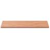 Rectangular Solid Wood Beech Table Top - 100x60 cm