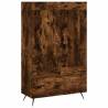 Elegant Highboard in Smoked Oak - 69.5x31x115 cm | Hipo Market