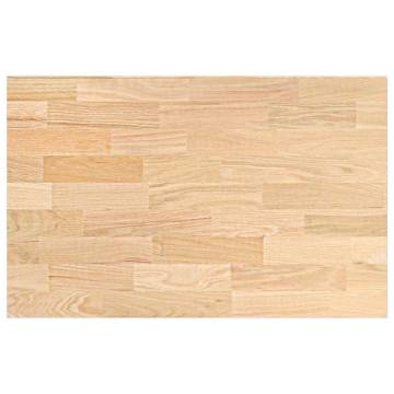 Solid Oak Kitchen Worktop 100x63.5 cm - Rustic Charm for Your Home