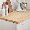  Kitchen Worktop 100x63.5x4 cm Solid Wood Oak Rectangular Size 100 x 63.5 x 4 cm Quantity in Package 1 