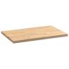 Solid Oak Kitchen Worktop 100x63.5cm - Rustic Charm