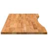 Light Brown Solid Oak Desk Top - 120x50 cm | Hipomarket