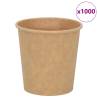  Paper Coffee Cups 1000 pcs 4oz 100ml Brown Quantity in Package 1 Capacity 100 ml 