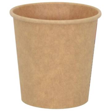 Buy 1000 Brown Paper Coffee Cups 4oz - Durable & Disposable