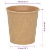 Buy 1000 Brown Paper Coffee Cups 4oz - Durable & Disposable