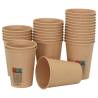 Brown Paper Coffee Cups 12oz - 1000 pcs | HipoMarket