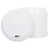 Paper Coffee Cup Lids Ø90 mm 1000 pcs - Leak-Proof & Heat-Resistant