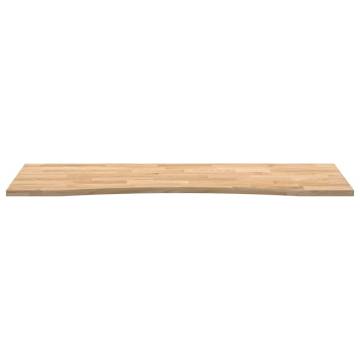 140x50 cm Solid Oak Desk Top - Untreated & Customizable