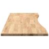 140x50 cm Solid Oak Desk Top - Untreated & Customizable