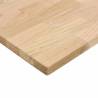 140x50 cm Solid Oak Desk Top - Untreated & Customizable