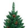 Slim Christmas Tree with Real Wood & Cones - 180 cm