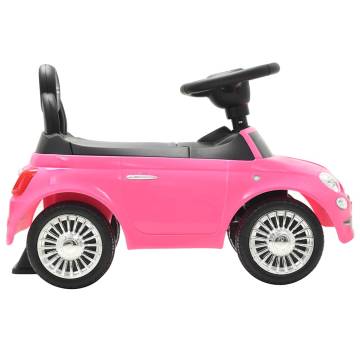 Fiat 500 Pink Ride-On Car for Kids | Hipo Market